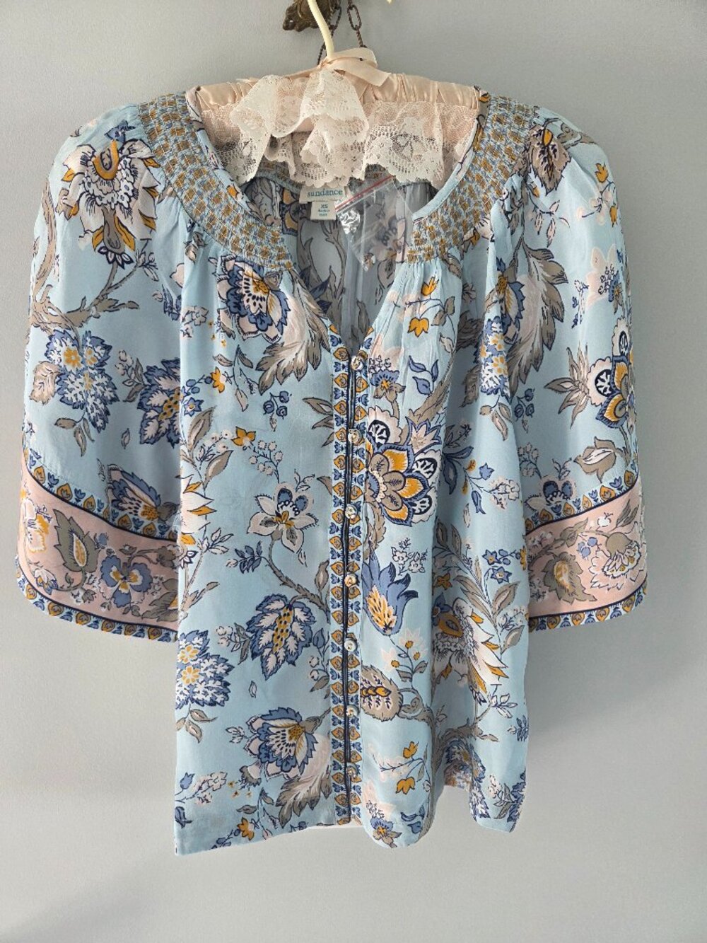 NWT Sundance Floral Top XS